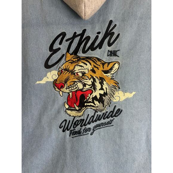 Original Ethik Embroided Denim Vest - Picture 3 of 8